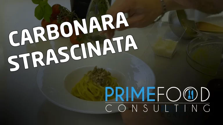 Pasta all carbonara strascinata, Prime Food Consulting